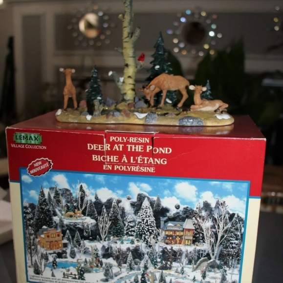 Lemax deer at the pond - Picture 2 of 2